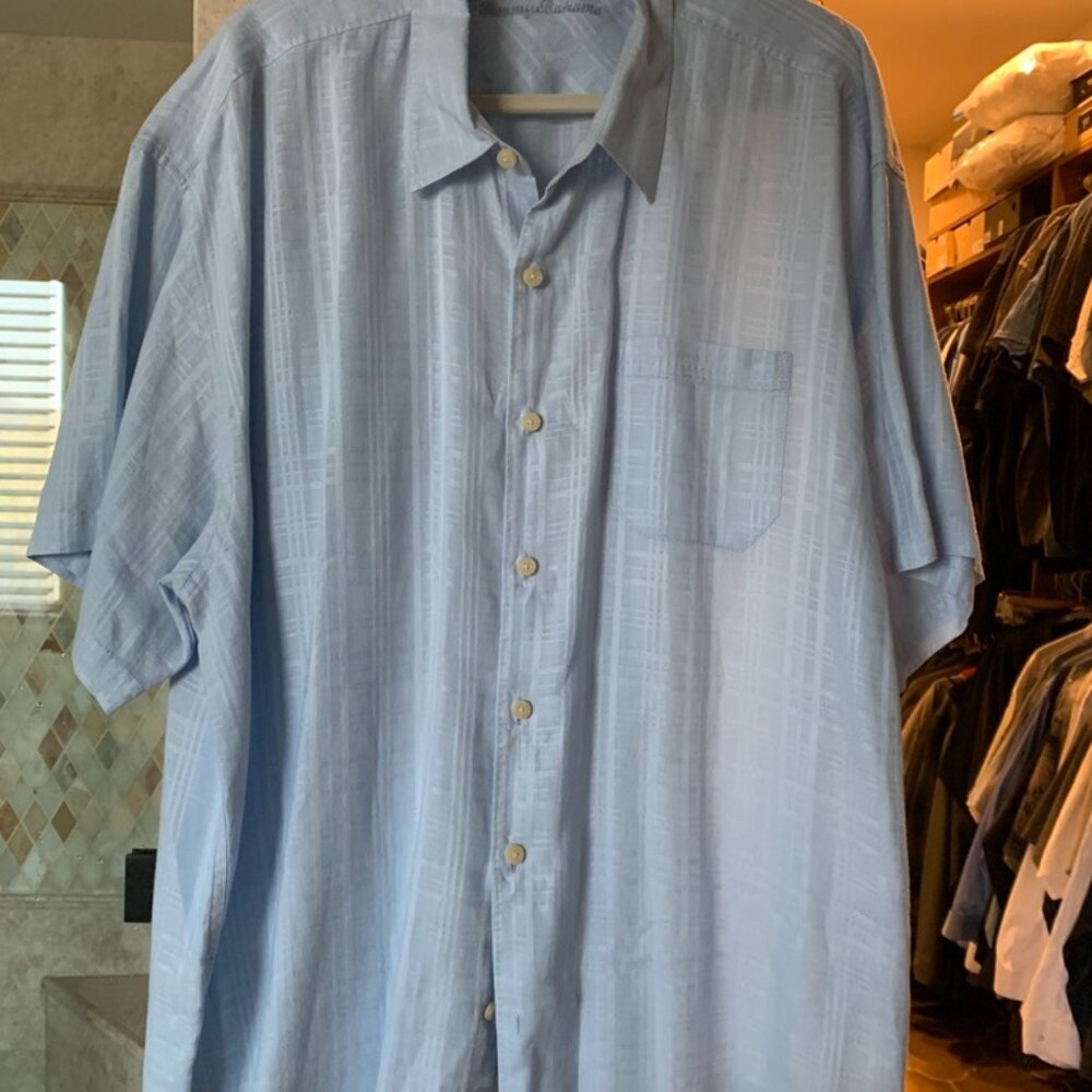 Tommy Bahama Linen Button Down Men's Shirt Size XXL